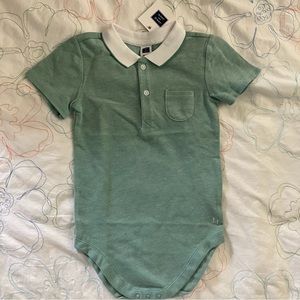 Janie & Jack collared onsie